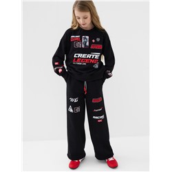 Брюки трикотажные для девочек