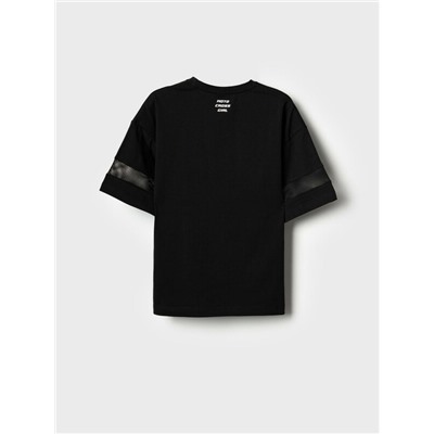 Фуфайка трикотажная для девочек (футболка)