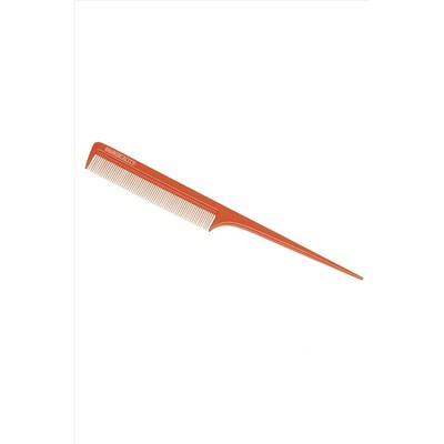 Dewal Beauty Расческа для волос рабочая с пластиковым хвостиком DBO6104, оранжевый, 20,5 см KRISTALLER, 1117495