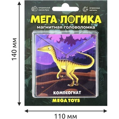 Магнитная головоломка по системе раннего развития «Компсогнат»