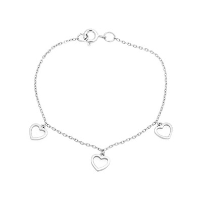 Браслет из серебра без вставки, Ю-40052р