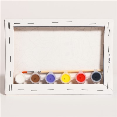 Картина по номерам для детей «Смелый герой», 21×15 см