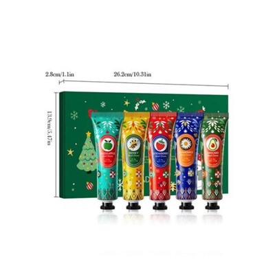 Подарочный набор увлажняющих кремов для рук, 5 шт.