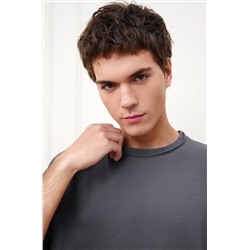 Мужская футболка оверсайз из футера двухнитки Happyfox