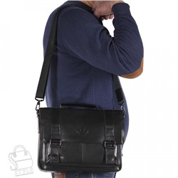Портфель мужской кожаный 02215Z black Zinimsk