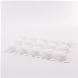 80327-287G Форма Сердце для выпечки кексов, пирожных, конфет, муссов силикон (х120)