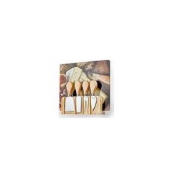 Набор для сыра 6 пр.(гевея, стекло, нжс) Linea FORMAGGIO 93-FG-S-17