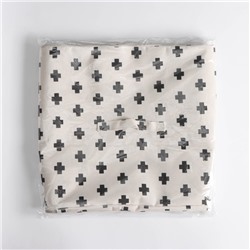 Кофр для хранения вещей «Ажур», 55×42×25 см, бежевый