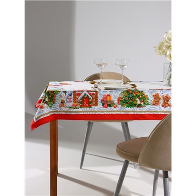 Скатерть новогодняя «Этель. Новогодняя сказка», 150×110 см ±3 см с ГМВО, 100% хлопок