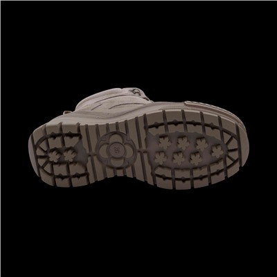 Ботинки из натуральной кожи на меху 88301-2 серые