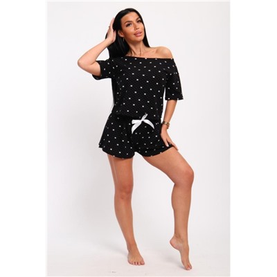 Пижама женская 297 (Черный)