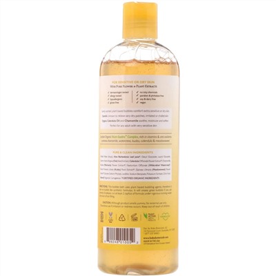 Babo Botanicals, Увлажняющее средство для умывания и ванной Baby Bubble Bath & Wash, календула с овсяным молоком, 15 ж. унц. (450 мл)