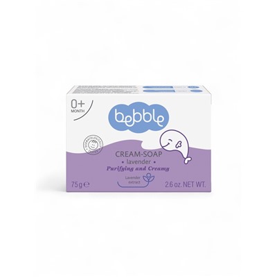Крем-мыло детское Bebble с ароматом лаванды, 75 г