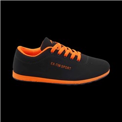 Кроссовки 5014-8 серо оранжевые