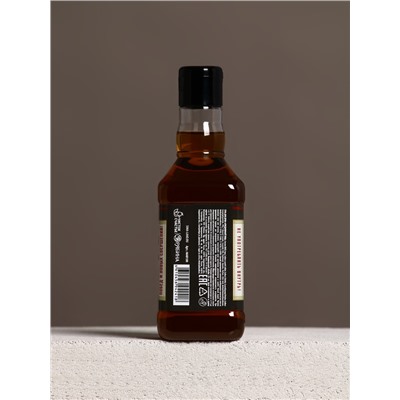 Подарочный набор новогодний «На удачу в Новом году»: гель для душа во флаконе виски 250 мл, аромат терпкого парфюма, платок в форме сигары