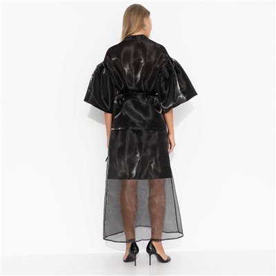 Костюм с юбкой из органзы, Очарование момента (2 в 1, с поясом)