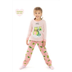 Пижама Кошка авокадо дл. рукав