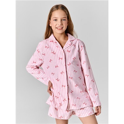 КОМПЛЕКТ ДЛЯ ДЕВОЧЕК (РУБАШКА, ШОРТЫ) 567763