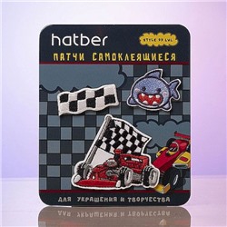 Декоративные наклейки самоклеящиеся (патчи) "В мире приключений" в пак.с европодв. 093511 Хатбер