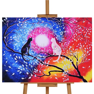 Мозаика алмазная "Инь и Янь" 30*40см.