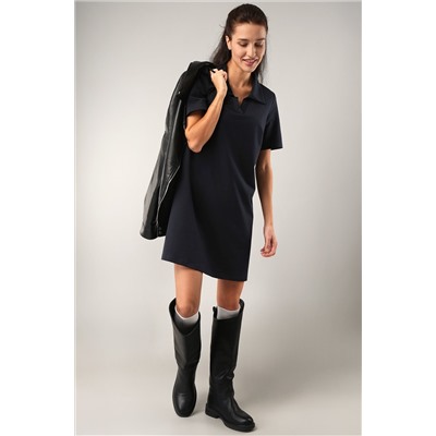 Женское базовое платье - поло Happyfox