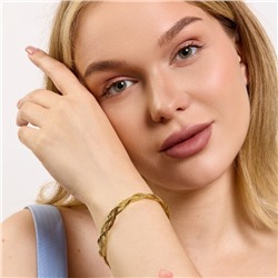 Браслет цепочка на руку ювелирная бижутерия Итальянское золото (покрытие желтое 14к), арт.313.322