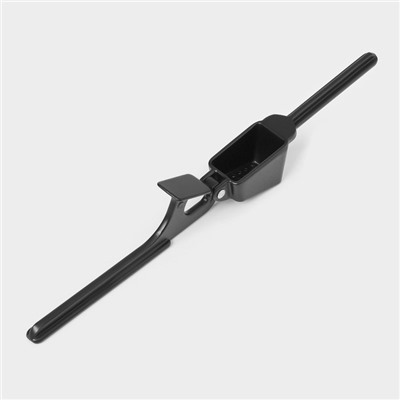 Пресс для чеснока Magistro Alum black, 16 см, цвет чёрный