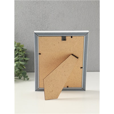 Фоторамка для фото 15×21 см «МИРАМ», пластик, белый, (пластиковый экран)