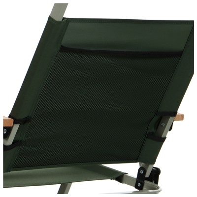 Кресло складное maclay, 55×50×78 см, до 120 кг, зелёное
