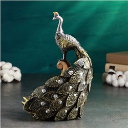 Подставка для бутылки «Павлин с хвостом», полистоун