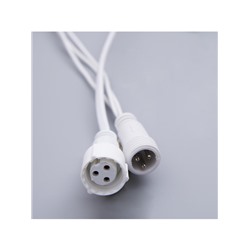 УЦЕНКА Гирлянда «Бахрома» 3×0.6 м, IP44, УМС, белая нить, 160 LED, свечение жёлтое, мерцание белым, 220 В