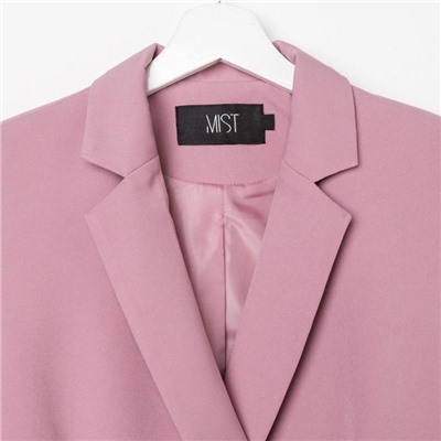 Пиджак женский двубортный MIST, размер 50, розовый
