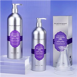 Увлажняющий шампунь и кондиционер с маслом макадамии Keratine queen