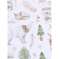 Постельное бельё евро «Этель» Forest history, поплин