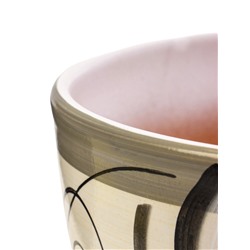 Горшок для цветов «Лотос», 8 л, d=30 см, h=23 см, с поддоном, керамика, белый