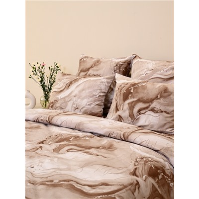 Пододеяльник бязь люкс на молнии - Мрамор