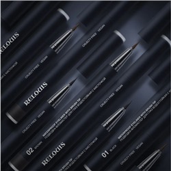 Подводка-Фломастер для глаз Водостойкая с кисточкой тон 01 black