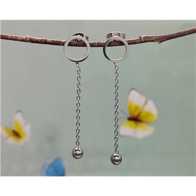 Серьги из стали