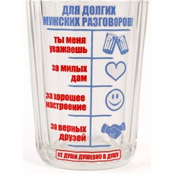 УЦЕНКА Стакан граненый "Мужской", 250 мл