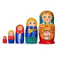Матрешка Семья 5 в 1 (матушка)