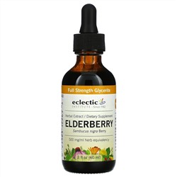 Eclectic Institute, Elderberry, 500 mg, 2 fl oz ( 60 ml)