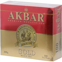 AKBAR. Gold карт.пачка, 100 пак.