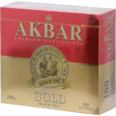 AKBAR. Gold карт.пачка, 100 пак.