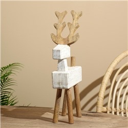 Сувенир «Олень», 25×14.5×43 см, манговое дерево