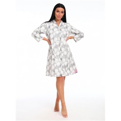 Халат фланель "Модница листики"