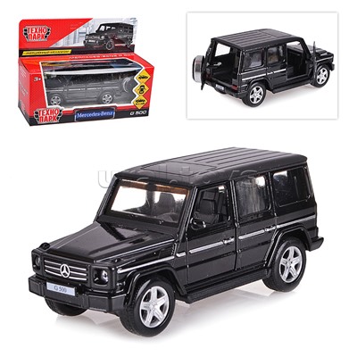 Машина металл Mercedes-Benz G-Class 12см,(открыв двери,черный) инерц, в коробке