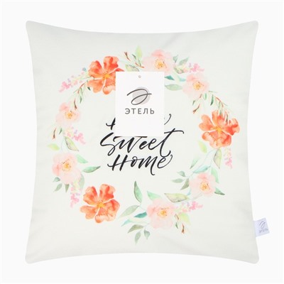 Набор декоративных наволочек «Flowers» - 4 шт., 40×40 см, велюр