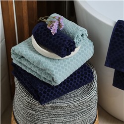 Полотенце махровое Love Life «Комфорт» 70×140 см, темно-синий, 100% хл, 500 г/м²