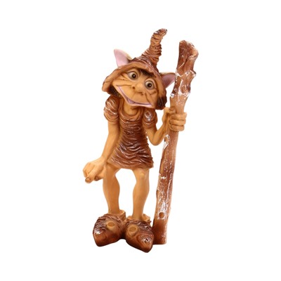 Садовая фигура из полистоуна «Тролль», 20×19×46 см