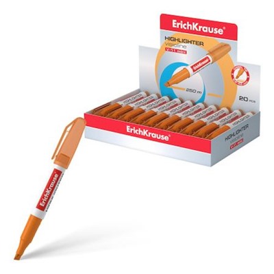 Текстовыделитель VisioLine® V-11 Мини Неон оранжевый 56903 ErichKrause